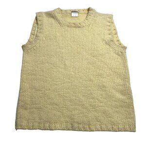 Vintage Malo Cashmere Sweater Vest in Yellow